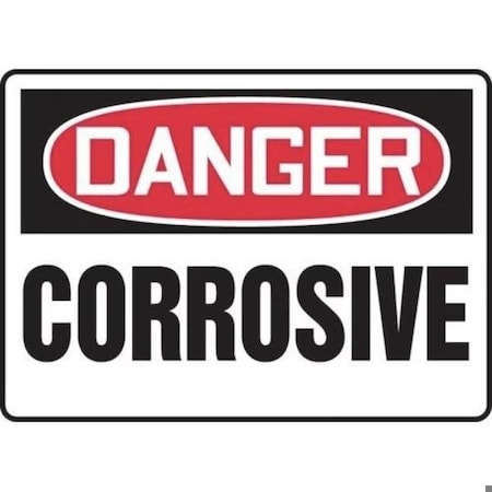 Accuform OSHA DANGER SAFETY SIGN CORROSIVE MCHL221XT MCHL221XT